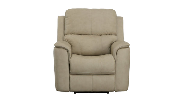 Reclinable Big Spring de Piel Beige Eléctrico P3
